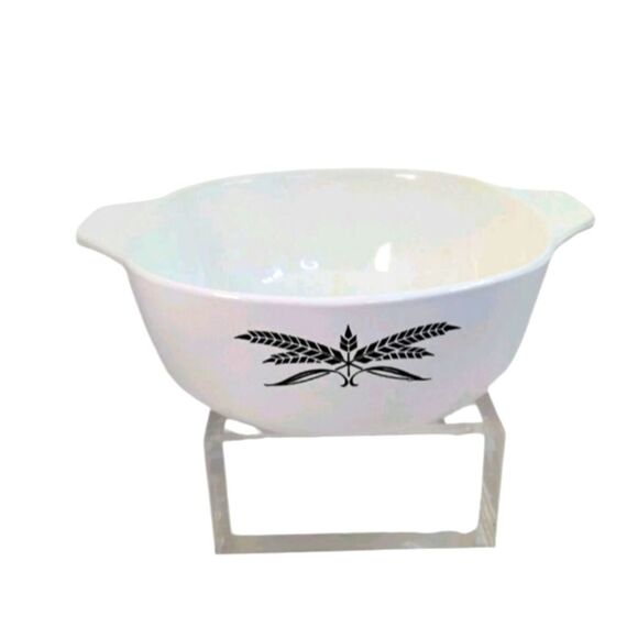 Vintage Anchor Hocking 7" Black Wheat Casserole Baking Dish Cookware No Lid USA - Picture 16 of 16